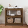 Table console Marron miel 80x40x74 cm Bois massif de pin 