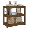 Table console Marron miel 80x40x74 cm Bois massif de pin 