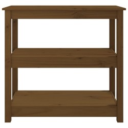 Table console Marron miel 80x40x74 cm Bois massif de pin 