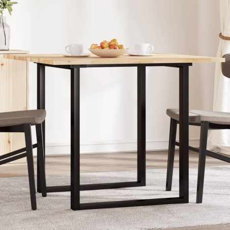 Dessus de table carré 90x90x2 cm bois massif d'acacia 