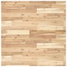 Dessus de table carré 90x90x2 cm bois massif d'acacia 