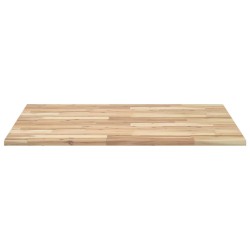 Dessus de table carré 90x90x2 cm bois massif d'acacia 