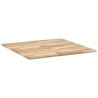 Dessus de table carré 90x90x2 cm bois massif d'acacia 