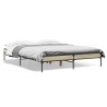 Cadre de lit sans matelas chêne sonoma 150x200 cm 