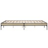 Cadre de lit sans matelas chêne sonoma 150x200 cm 