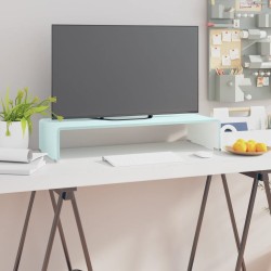 Meuble TV/Support pour moniteur 70x30x13 cm verre vert 