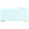 Meuble TV/Support pour moniteur 70x30x13 cm verre vert 