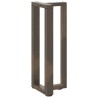 Pieds de table console en T, 2 pièces, noir, 38 x 25 x (72-73) cm, acier 