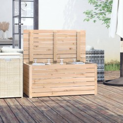 Boîte de jardin 101x50,5x46,5 cm bois massif de pin 
