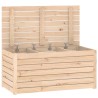 Boîte de jardin 101x50,5x46,5 cm bois massif de pin 