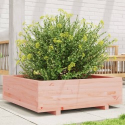 Jardinière 80x80x26,5 cm bois massif de douglas 