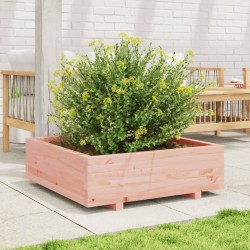 Jardinière 80x80x26,5 cm bois massif de douglas 