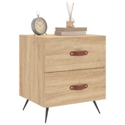 Tables de chevet 2 pcs chêne sonoma 40x35x47,5 cm 