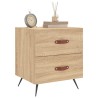 Tables de chevet 2 pcs chêne sonoma 40x35x47,5 cm 