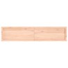 Comptoir de salle de bain 180x40x(2-6)cm bois massif non traité 
