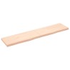 Dessus de table 180x40x(2-6) cm bois de chêne massif non traité 