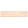 Dessus de table 180x40x(2-6) cm bois de chêne massif non traité 