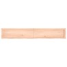 Dessus de table 180x40x(2-6) cm bois de chêne massif non traité 