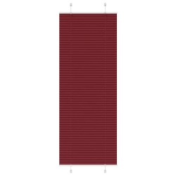 Store plissé rouge bordeaux 70x200 cm largeur du tissu 69,4 cm 