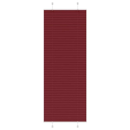 Store plissé rouge bordeaux 70x200 cm largeur du tissu 69,4 cm 
