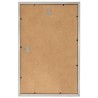 Collage de cadres photo 5 pcs de mur Argenté 70x90 cm MDF 