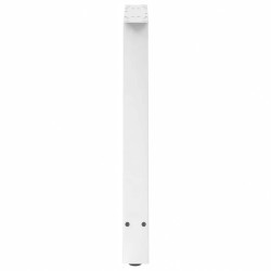 Pieds de table à manger en forme de A 2 pièces Blanc 80 x (72-73) cm Acier 