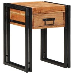 Table d'appoint40x40x50 cm en bois d'acacia 