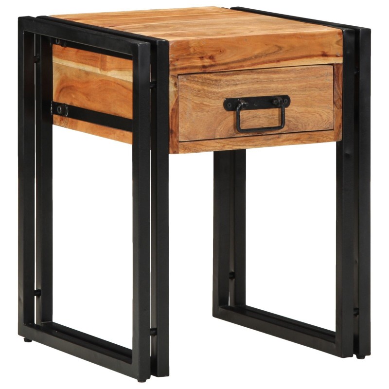 Table d'appoint40x40x50 cm en bois d'acacia 