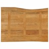 Dessus de table 90x60x2,5 cm bord vivant bois massif manguier 