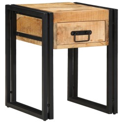Table d'appoint40x40x50 cm en bois de manguier massif 