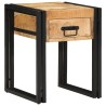 Table d'appoint40x40x50 cm en bois de manguier massif 