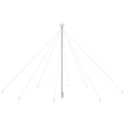 Lumières d'arbre de Noël Intérieur/Extérieur 800 LED 5 m 