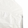 Belvédère avec toit blanc 4,46x5,88x3,75 m polyéthylène 