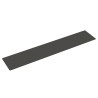 Tapis de couloir aspect sisal anthracite 80x400 cm 