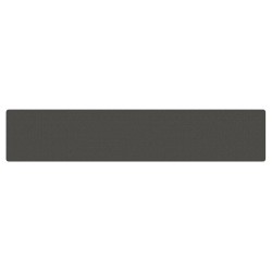 Tapis de couloir aspect sisal anthracite 80x400 cm 
