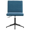 Chaises à manger lot de 6 bleu velours 