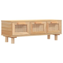 Table basse Marron 80x40x30 cm Bois d'ingénierie et pin massif 