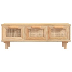 Table basse Marron 80x40x30 cm Bois d'ingénierie et pin massif 