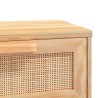 Table basse Marron 80x40x30 cm Bois d'ingénierie et pin massif 