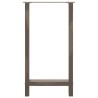 Pieds de table de bar en acier naturel, 2 pièces, 50 x 90-91 cm 