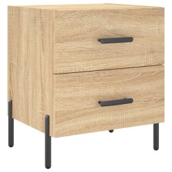 Tables de chevet 2 pcs chêne sonoma 40x35x47,5 cm 