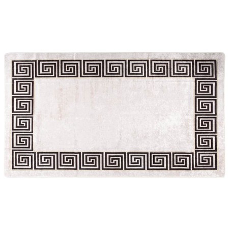 Tapis lavable antidérapant 190x300 cm beige clair 