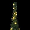 Sapin de Noël artificiel pré-éclairé avec guirlandes vert 210cm 