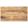 Dessus de table 120x50x3,8cm rectangulaire bois massif manguier 