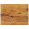 Dessus de table 90x70x3,8 cm rectangulaire bois massif manguier 