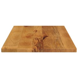 Dessus de table 90x70x3,8 cm rectangulaire bois massif manguier 