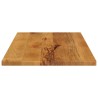 Dessus de table 90x70x3,8 cm rectangulaire bois massif manguier 