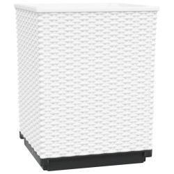 Jardinières 4 pcs blanc 30x30x37 cm polypropylène 