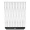 Jardinières 4 pcs blanc 30x30x37 cm polypropylène 