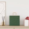 Sacs en papier 50 pcs avec poignées vert 26x17x25 cm 